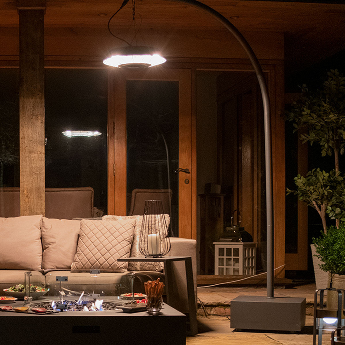 Maze Helio Outdoor Overhang Electric Patio Heater 2000W
